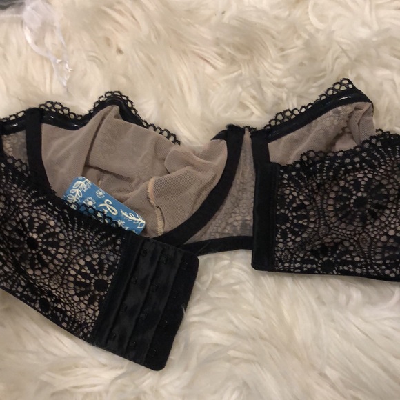 FP STARLA underwire bra BLCK 34c NWT - Picture 4 of 7